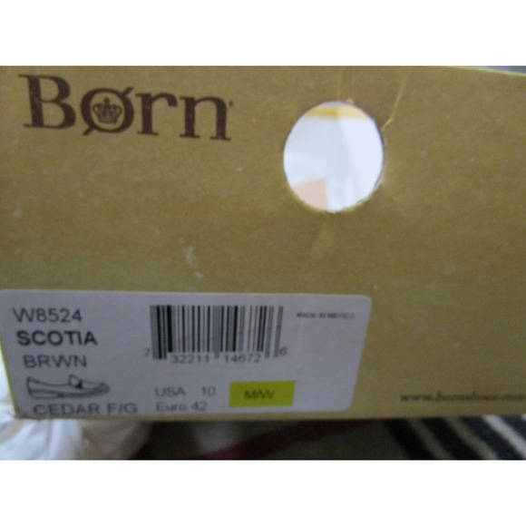 Like New Born Brown Leather Slip-On Loafers - Picture 8 of 8